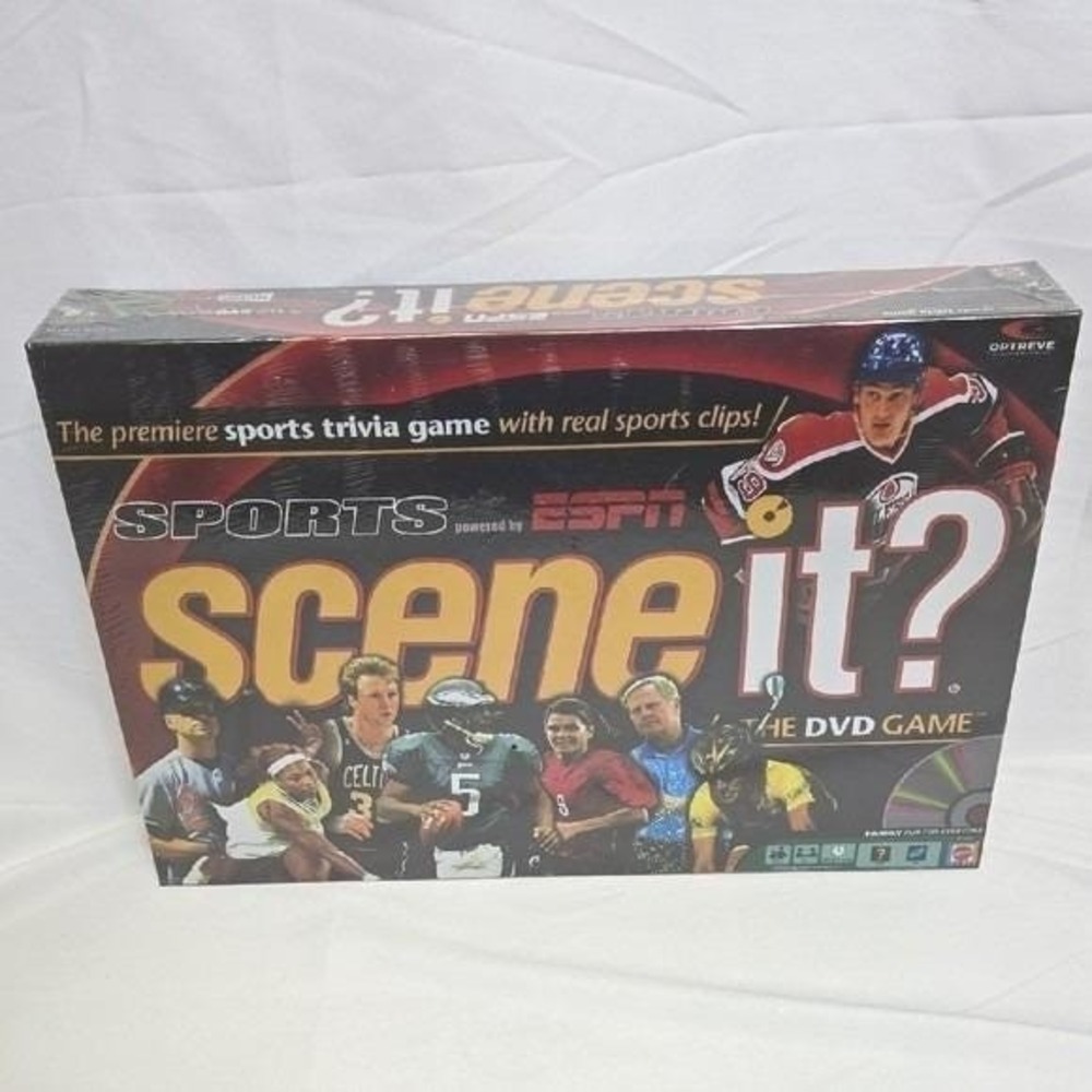 Mattel Scene It? Sports Trivia DVD Game, Vintage 2005 New